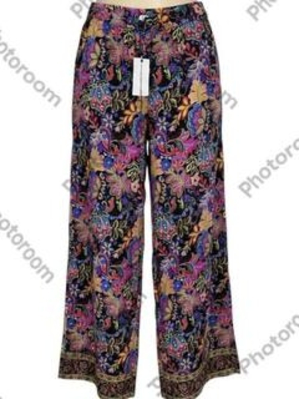 Chelsea & Theodore Women's Floral Pants L Multicolor